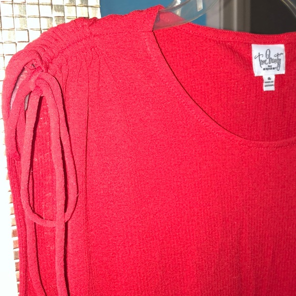 True Beauty be Emme Red Tank, Plus Size 0 - Picture 3 of 7